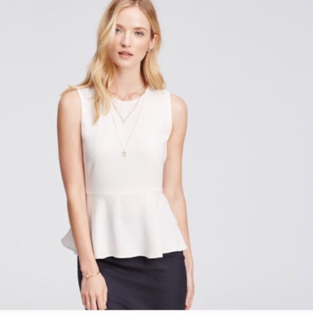 Ann Taylor • NWT Peplum Blouse